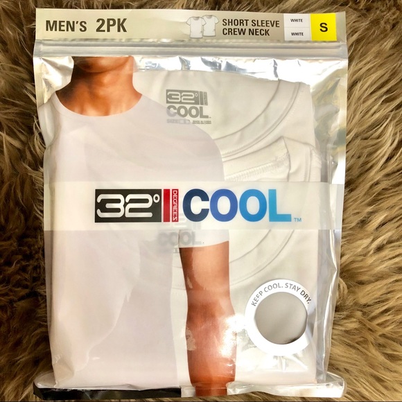 32 Degrees 2-pack Short Sleeve Crew Neck - Picture 1 of 2